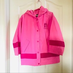 OshKosh rain coat pink 5t